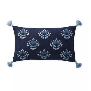 Serena & Lily Kemp Pillow Cover - Navy